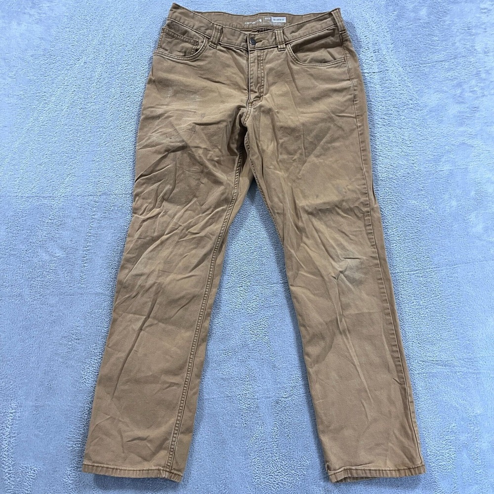 Carhartt Work‎ Pants Mens 32x30* Rugged Flex Relaxed Fit Canvas Utility